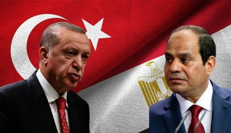 الرئيس السيسي يبعث برقية تهنئة إلى نظيره اردوغان بمناسبة العيد القومي