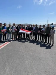 البحارة المصرين يصلون الي مقديشو تمهيدا لسفرهم الي القاهرة
