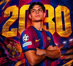 برشلونة يجدد عقد نجمه الشاب حتى عام 2030