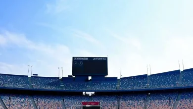 أرضية ستاد القاهرة في أتم الجاهزية لقمة الكرة المصرية بين الأهلي والزمالك