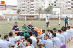 إدارة المنصورة تحفز الفريق الأول وتشدد على ضرورة التركيز لمواجهة الإنتاج الحربي