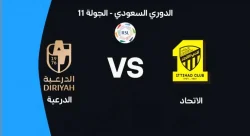 التشكيل الرسمي لمباراة الاتحاد والدرعية في دوري روشن السعودي