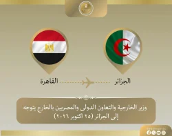 وزير الخارجية بالخارج يتوجه اليوم الأحد ٢٥ أكتوبر إلى الجزائر