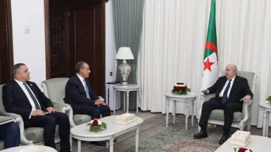 وزير الخارجية يلتقي رئيس الجمهورية الجزائرية 
