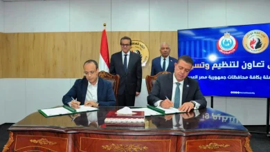وزير الصحة يحضر توقيع بروتوكول حزب حماة الوطن