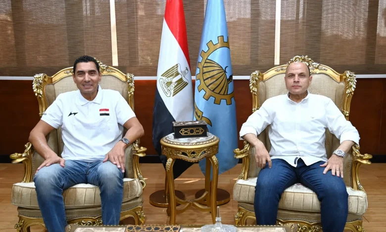محافظ الغربية يستقبل وزير الشباب والرياضة في مستهل جولته بالمحافظة