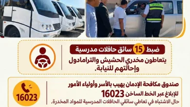 حافلات مدرسية يتعاطون الحشيش والترامادول