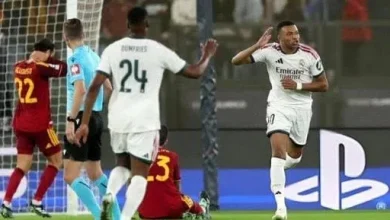 ريال مدريد يقلب تأخره أمام روما ويحسم المواجهة برباعية