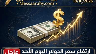 الدولار يواصل الارتفاع مقابل الجنيه مع نهاية تعاملات الأحد