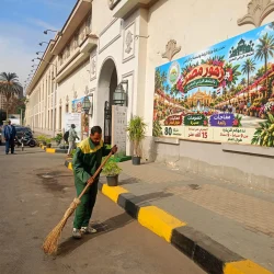بتوجيهات الأنصاري: الدقي في ثوب جديد وحملات نظافة مكثفة بشارع المتحف الزراعي