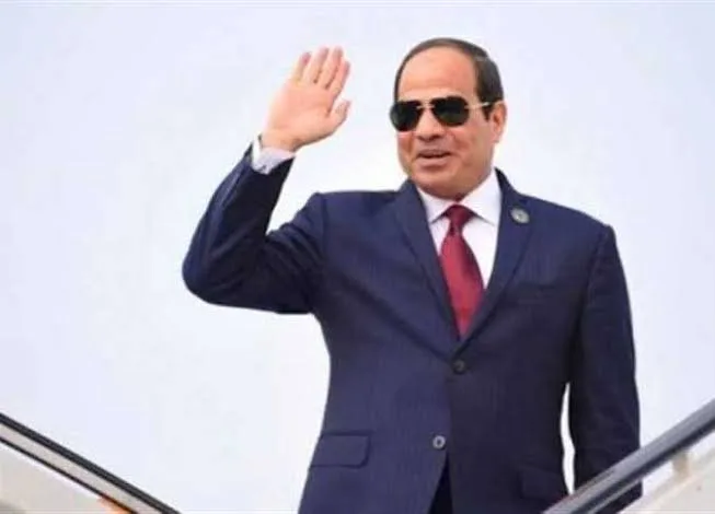 الرئيس السيسى يصل إلى قاعدة حليم العسكرية بأندونسية