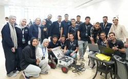 فريق «Assiut Robotics» بجامعة أسيوط يحصد جائزة أفضل تصميم ميكانيكي .