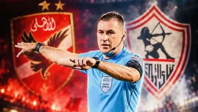 رسمياً.. صافرة سلوفينية تُدير قمة الزمالك والأهلي في الدوري الممتاز