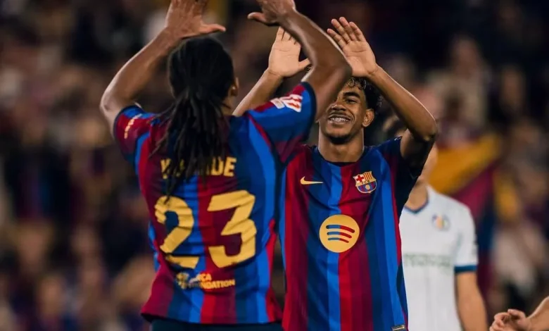 برشلونة يحقق فوزاً مستحقاً بثلاثية نظيفة على خيتافي في الدوري الإسباني
