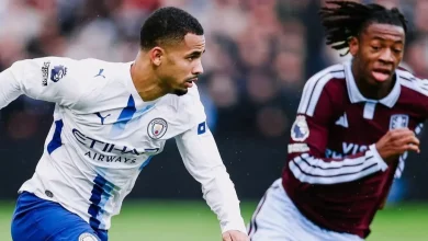 سقوط مدوي لمانشستر سيتي أمام أستون فيلا في الدوري الإنجليزي
