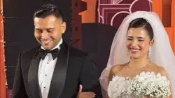 صابرين تغني لنجلها.. ونجوم الفن يحتفلون بزفافه