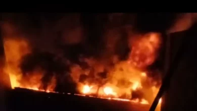 حريق مخزن مراتب بأبو النمرس يستنفر الحماية المدنية