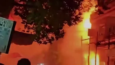 حريق فجر اليوم بمطعم شهير في حدائق القبة إثر انفجار أسطوانة بوتاجاز