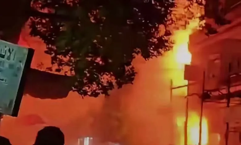 حريق فجر اليوم بمطعم شهير في حدائق القبة إثر انفجار أسطوانة بوتاجاز