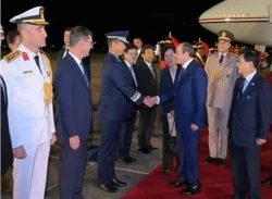 الرئيس السيسي يصل إلى عاصمة كوريا الجنوبية «سول» في مستهل زيارة رسمية.