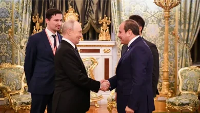 الرئيس السيسي يصل الكرملين للمشاركة في الجلسة العامة للقمة الروسية الأفريقية