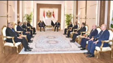 الرئيس السيسي يستضيف السادة رؤساء الدول والوفود الأفريقية على مأدبة غداء تكريمًا لهم.