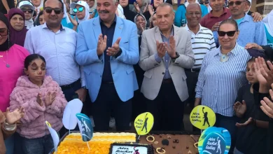 السياحة والمصايف بمناسبة شهر اكتوبر الوردي  شاطئ ستانلي  يستفيل  محاربات سرطان الثدي في أحتفالية خاصة 