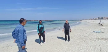 السياحة والمصايف متابعة ميدانية على شواطئ الإسكندرية