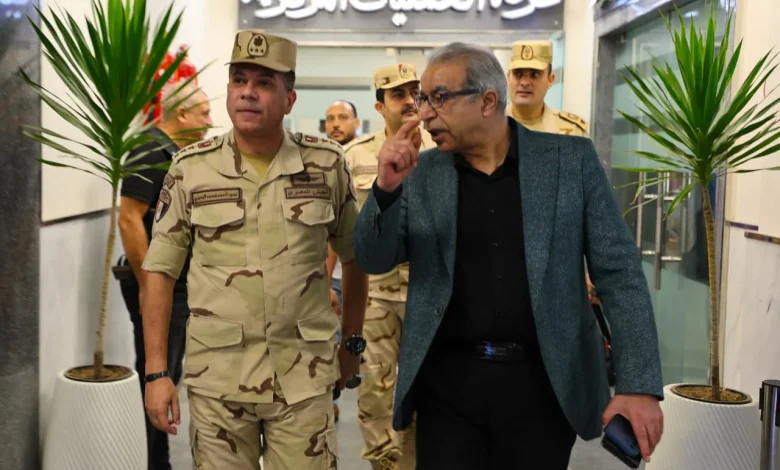 المستشار العسكري لمحافظة الإسكندرية يتابع منظومة إدارة الأزمات والطوارئ بشركة الصرف الصحي