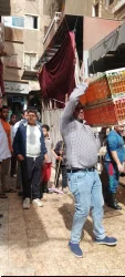 حملة مكبرة لرفع الإشغالات وإعادة الانضباط لشوارع مدينة جرجا (103 مضبوطات)
