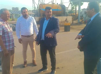 في أولى جولاته الميدانية رئيس شركة الصرف الصحي بالإسكندرية يتفقد محطة التنقية الشرقية وإدارة الطوارئ