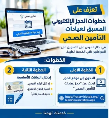 محافظ الإسكندرية الحجز الإلكتروني المسبق بعيادات التأمين الصحي خطوة مهمة لتيسير حصول المواطنين على الخدمات الطبية