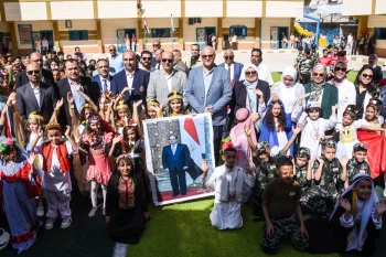 محافظ الإسكندرية يتابع سير الحملة القومية للتطعيم ضد الحصبة الألمانية بمدرسة عزيز اباظة الابتدائية