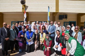 محافظ الإسكندرية يتابع سير الحملة القومية للتطعيم ضد الحصبة الألمانية بمدرسة عزيز اباظة الابتدائية