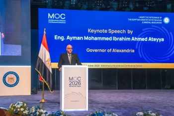 محافظ الإسكندرية يشارك في افتتاح مؤتمر ومعرض البحر المتوسط للبترول MOC 2026 بمكتبة الإسكندرية