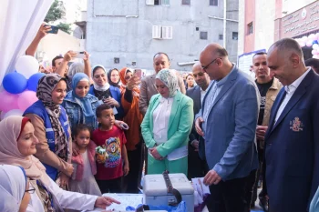 محافظ الإسكندرية يُدشّن الحملة القومية للتطعيم ضد الحصبة الألمانية