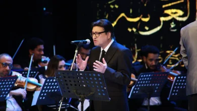 محمد الحلوإسكندرية حبيبتي وغادة رجبأنا من عشاق إسكندرية فى مهرجان الموسيقى العربية الـ34