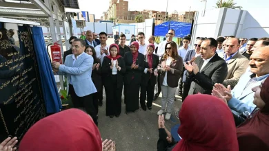 مدبولي يفتتح محطة للطاقة الشمسية بالنصر للبترول في السويس بقدرة 1.2 ميجاوات