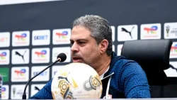 معتمد جمال : المنافسة على الدوري هدفنا.. ويشيد بتألق شيكوبانزا