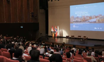 مكتبة الإسكندرية افتتاح السيمبوزيوم الدولي إعادة التفكير إعادة البناء بالتعاون مع مؤسسة سنوهيتا النرويجية للعمارة