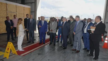  ميناء الإسكندرية وزيرا النقل المصري والتنزانى في جولة تفقدية ومباحثات للتعزيز التعاون المشترك