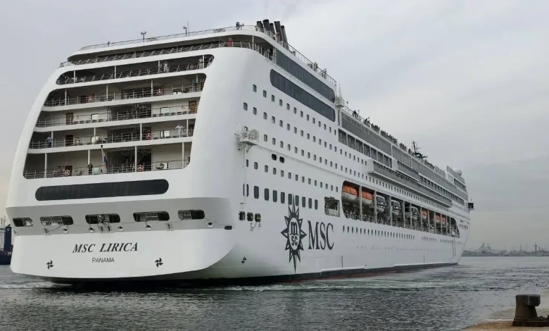 ميناء الإسكندرية يستقبل السفينة السياحية «MSC LIRICA» وعلى متنها   2,410 من السائحين