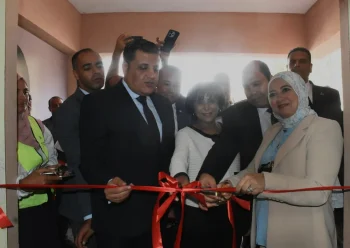 نائب محافظ الإسكندرية تشهد افتتاح مشروع تأهيل وتطوير مركز شباب قرية فلسطين بالعامرية ثان 