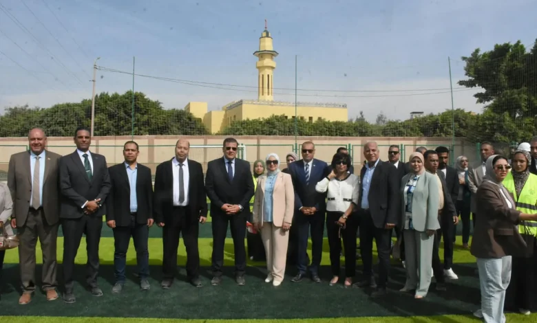 نائب محافظ الإسكندرية تشهد افتتاح مشروع تأهيل وتطوير مركز شباب قرية فلسطين بالعامرية ثان 