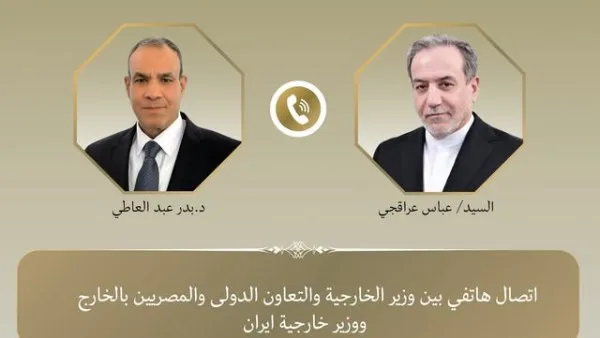 وزير الخارجية يبحث مع نظيره الإيراني مستجدات المنطقة وجهود التهدئة