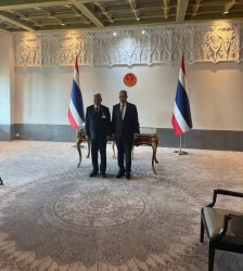 وزير الخارجية يلتقي رئيس مجلس النواب ورئيس الجمعية الوطنية التايلاندية.