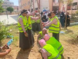 وزيرة التنمية المحلية تتابع زراعة 4800 شجرة بالسويس