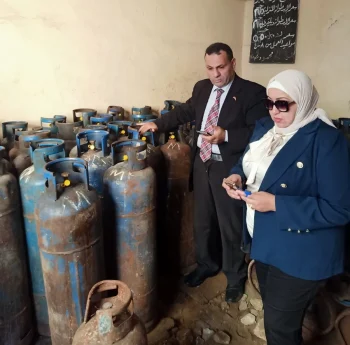 وكيل وزارة التموين و الأجهزة الرقابية للمديرية فى جولات لمتابعة توافر سلعة البوتجاز بأنحاء المحافظة